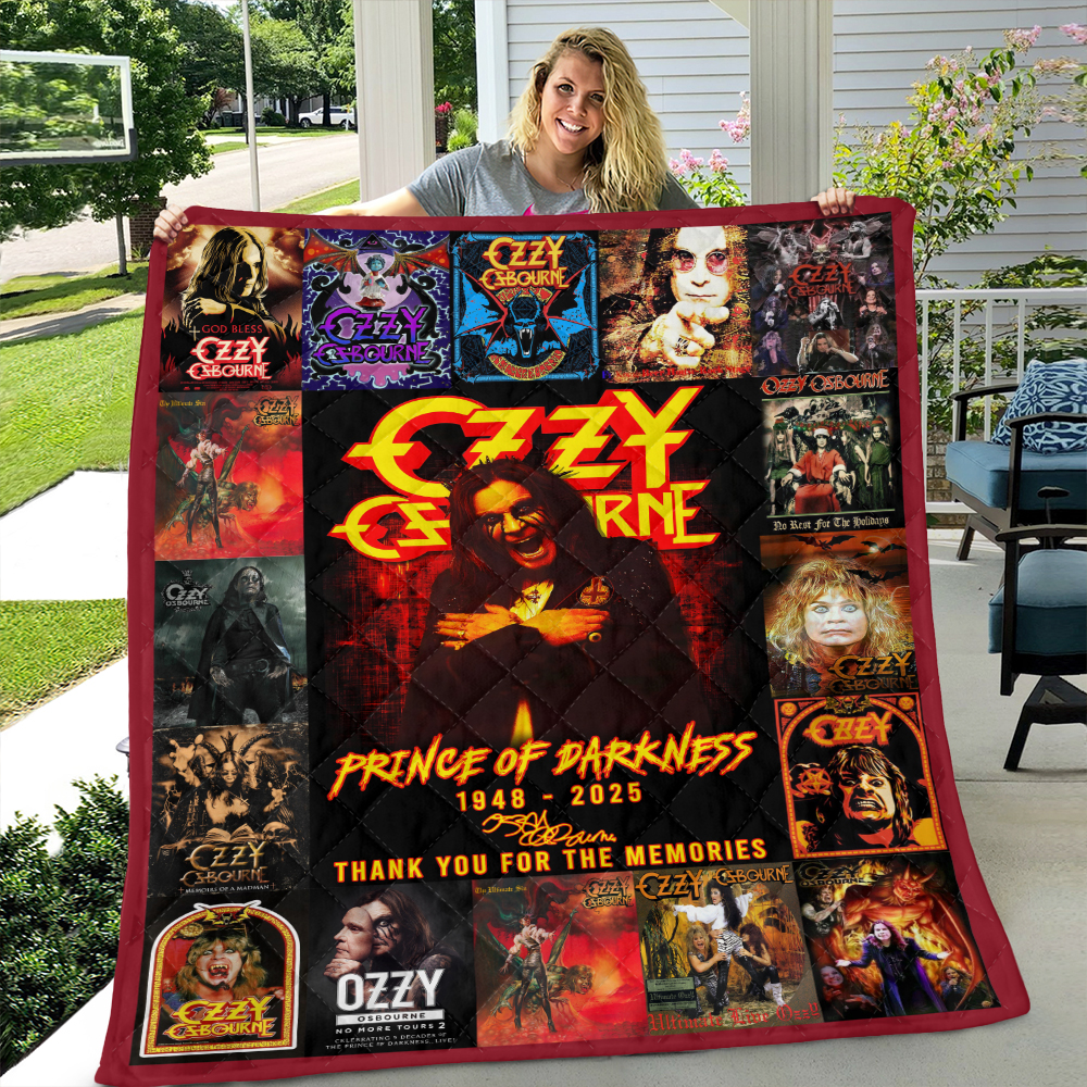 Ozzy Osbourne Quilt Blanket MAITM12394
