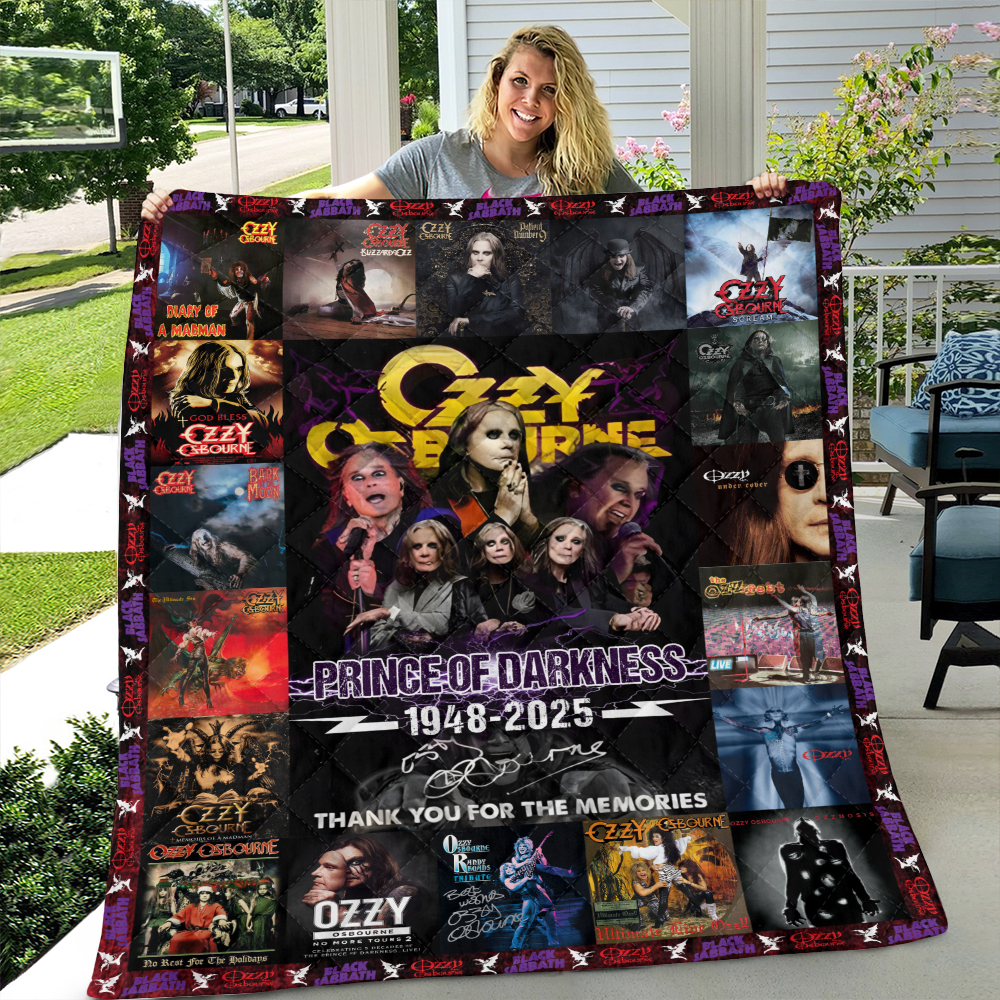 Ozzy Osbourne Quilt Blanket MAITM12403