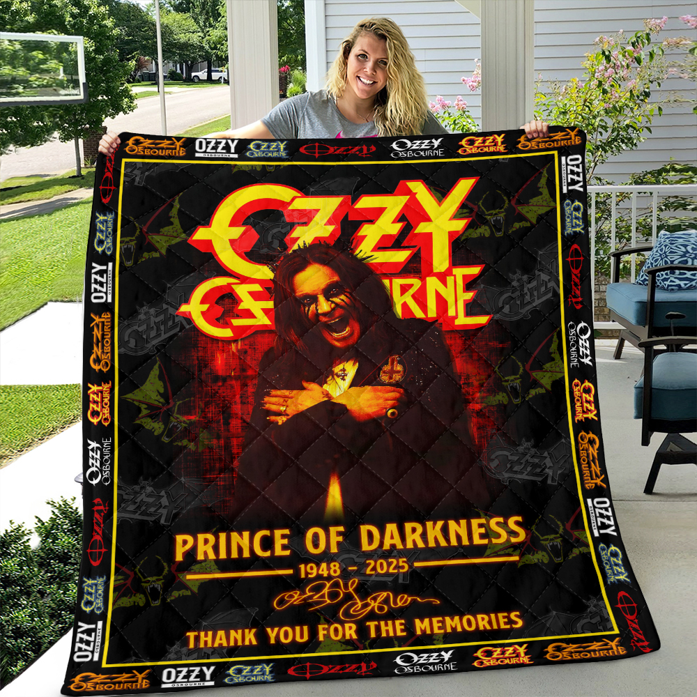 Ozzy Osbourne Quilt Blanket MAITM12741