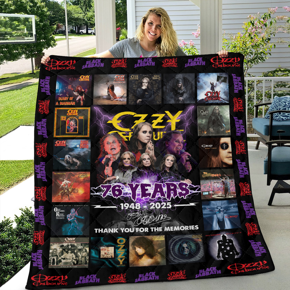 Ozzy Osbourne Quilt Blanket TANTN15197 mk1