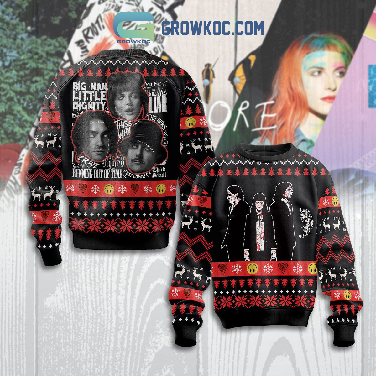 Paramore Big Man Fan Ugly Sweater2B1 kF7sO