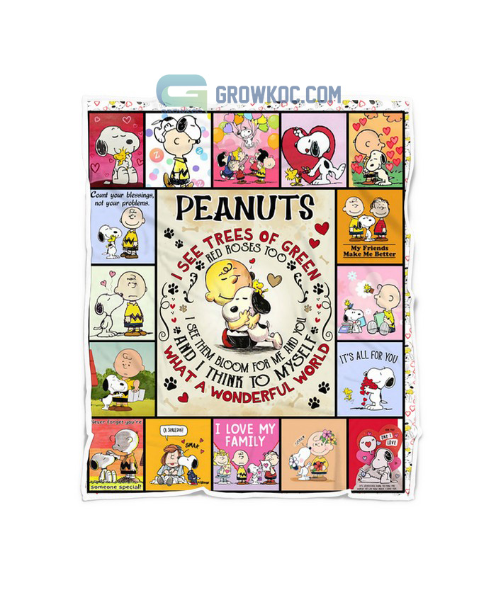 Peanuts2BCharlie2BHugs2BSnoopy2BWhat2BA2BWonderful2BWorld2BFunny2BGift2BFleece2BBlanket2BQuilt2B1 PZvWA