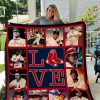 Personalized Boston Red Sox Legends Quilt Blanket Bedding Set 0