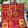 Personalized Ncaa Usc Trojans Quilt Bedding Set Blanket for Home Decor and Family Gifts 0