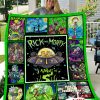 Personalized Rick and Morty Quilt Blanket Perfect for Home Decor and Picnics 0