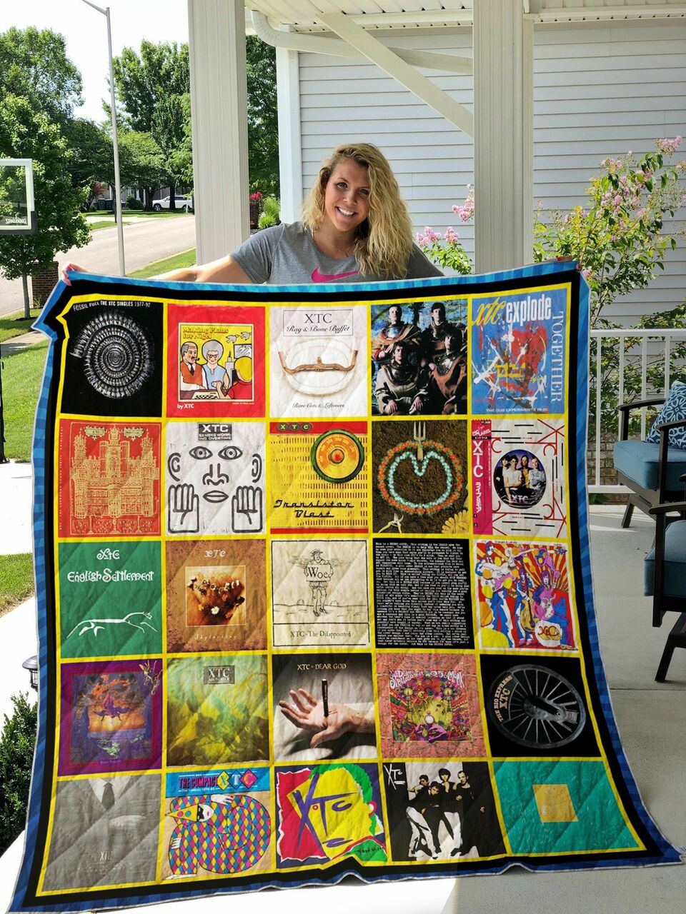 Personalized The Xtc Album Cover Quilt Bedding Set Suitable for Bedroom Decor and Family Gifts 0