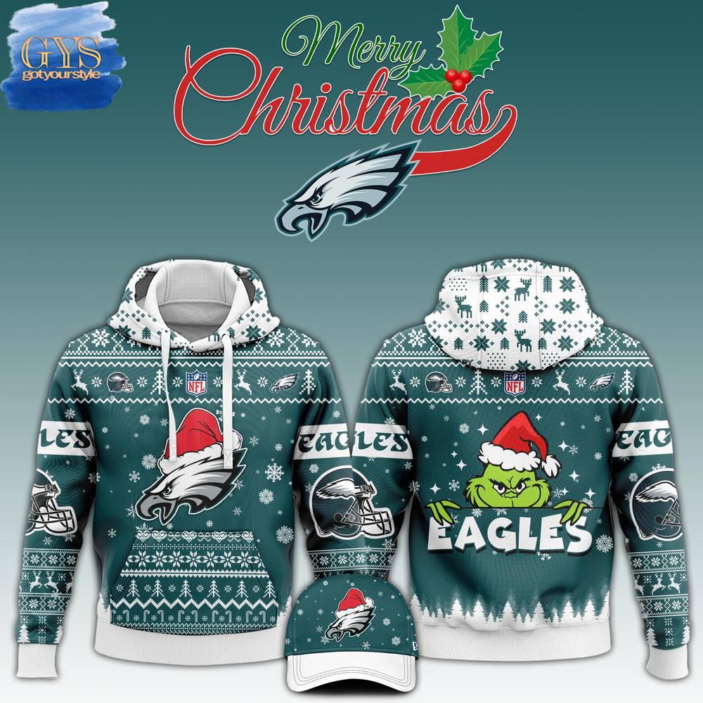 Philadelphia Eagles 2024 Christmas Limited Edition Hoodie 1