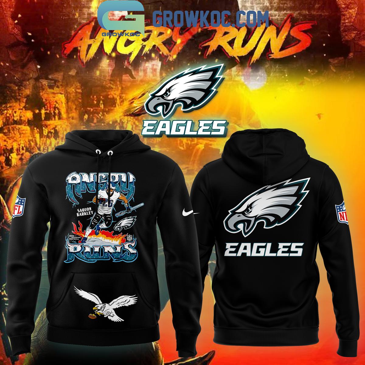 Philadelphia Eagles 2024 The Winner Of Angry Runs Saquon Barkley Hoodie T Shirt 1 tYJBu
