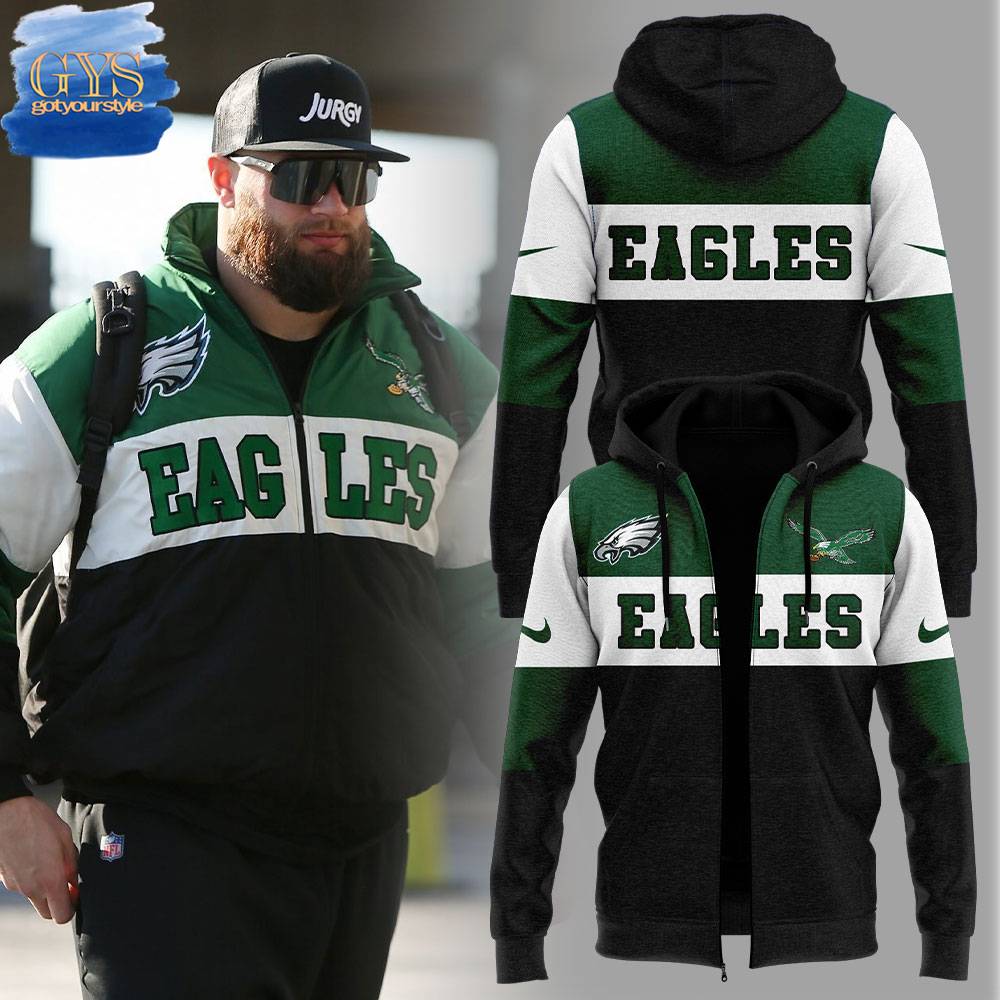 Philadelphia Eagles Lane Johnson Special Zip Hoodie 1 1