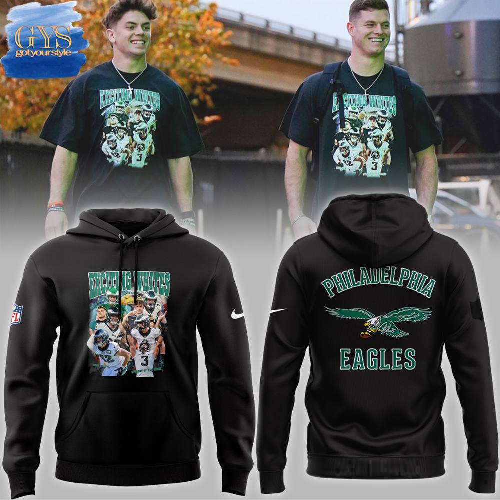 Philadelphia Eagles NFL 2024 Exciting Whites Limited Edition Hoodie 3