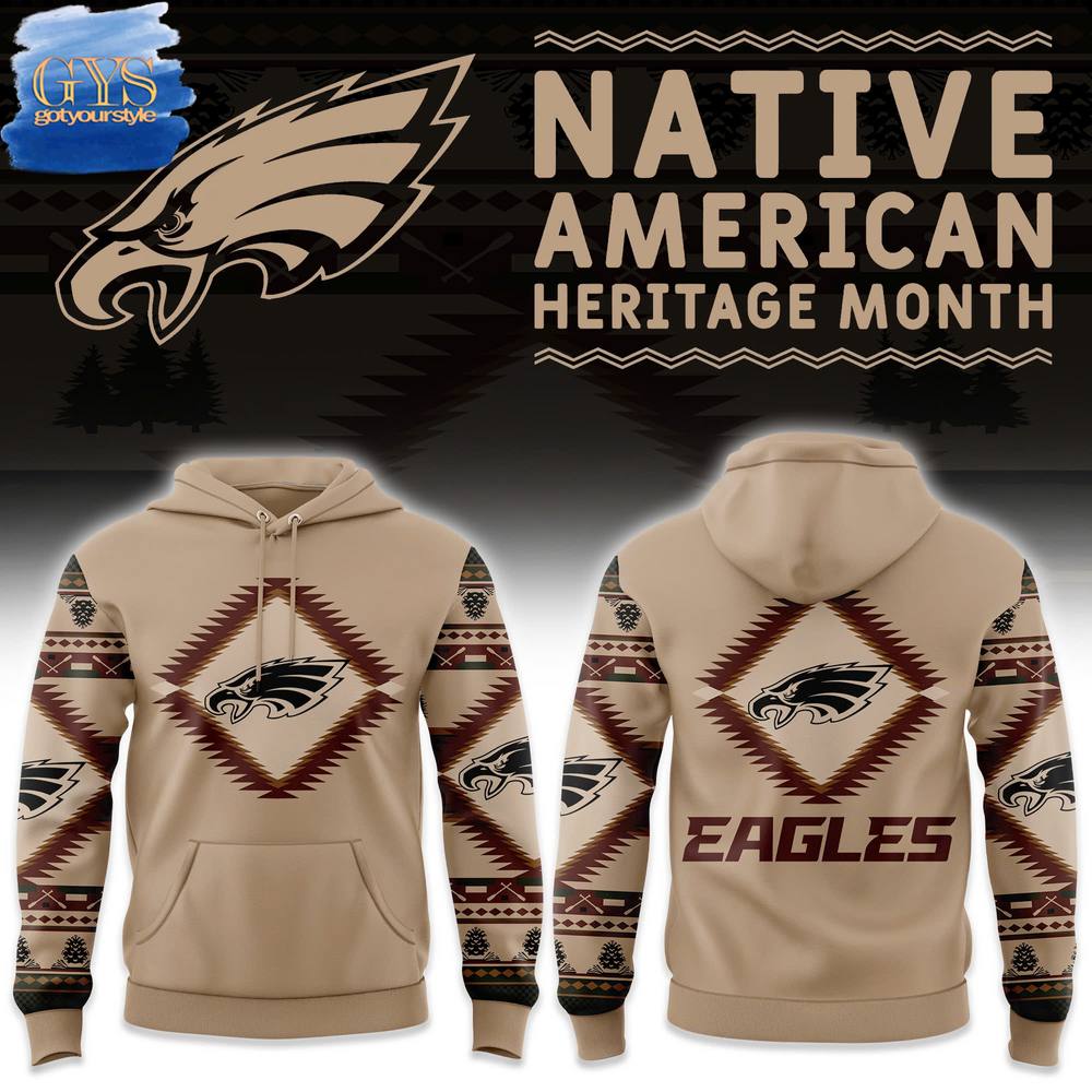Philadelphia Eagles NFL x National Native American Heritage Month Limited Edition Hoodie 1