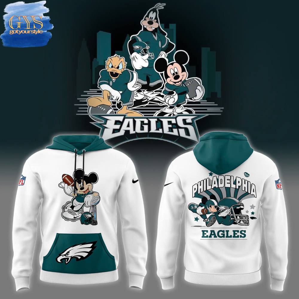Philadelphia Eagles x Disney Mickey Mouse Limited Edition Hoodie 3
