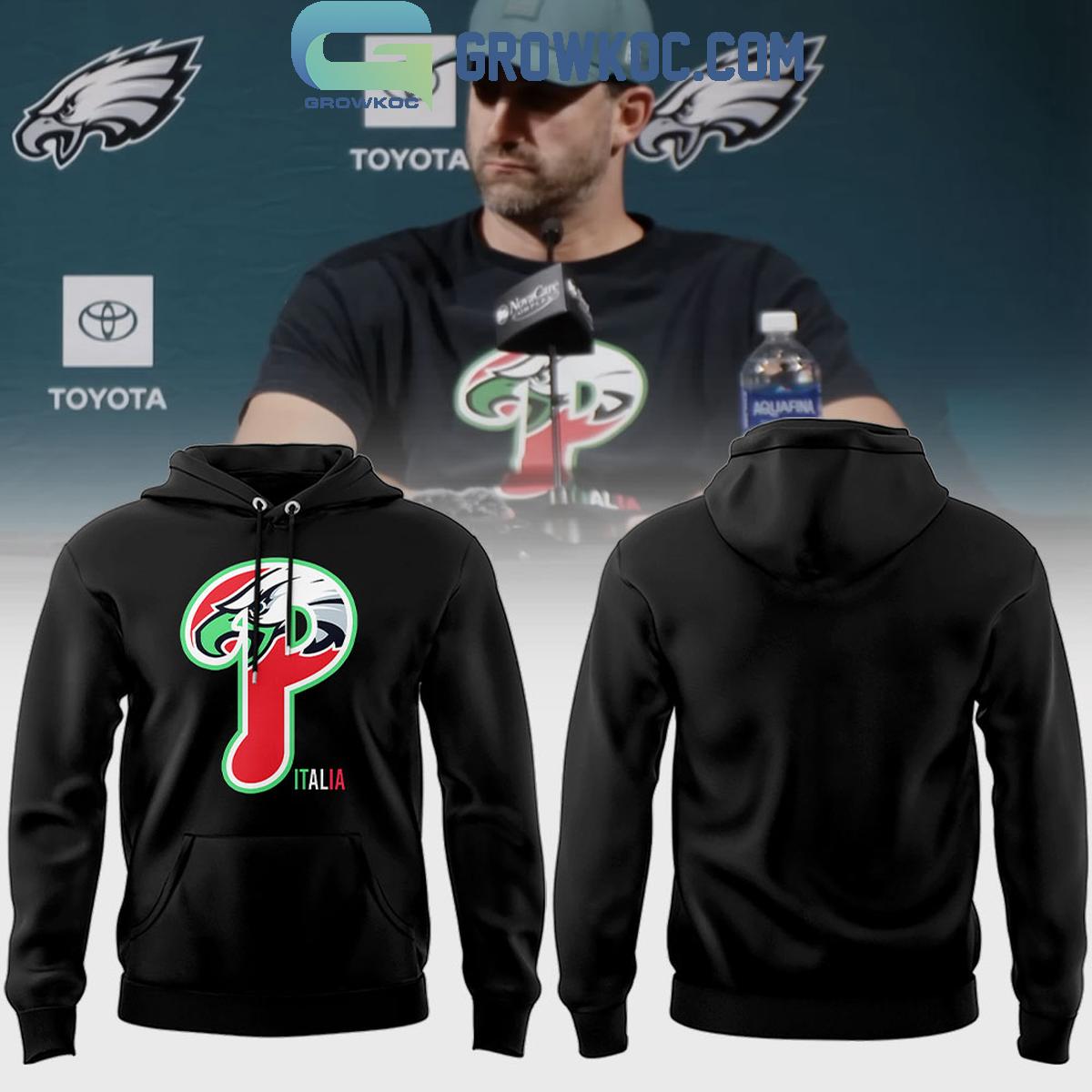 Philadelphia Ealges Phillies Italia Hoodie Shirt 1 SW3bR