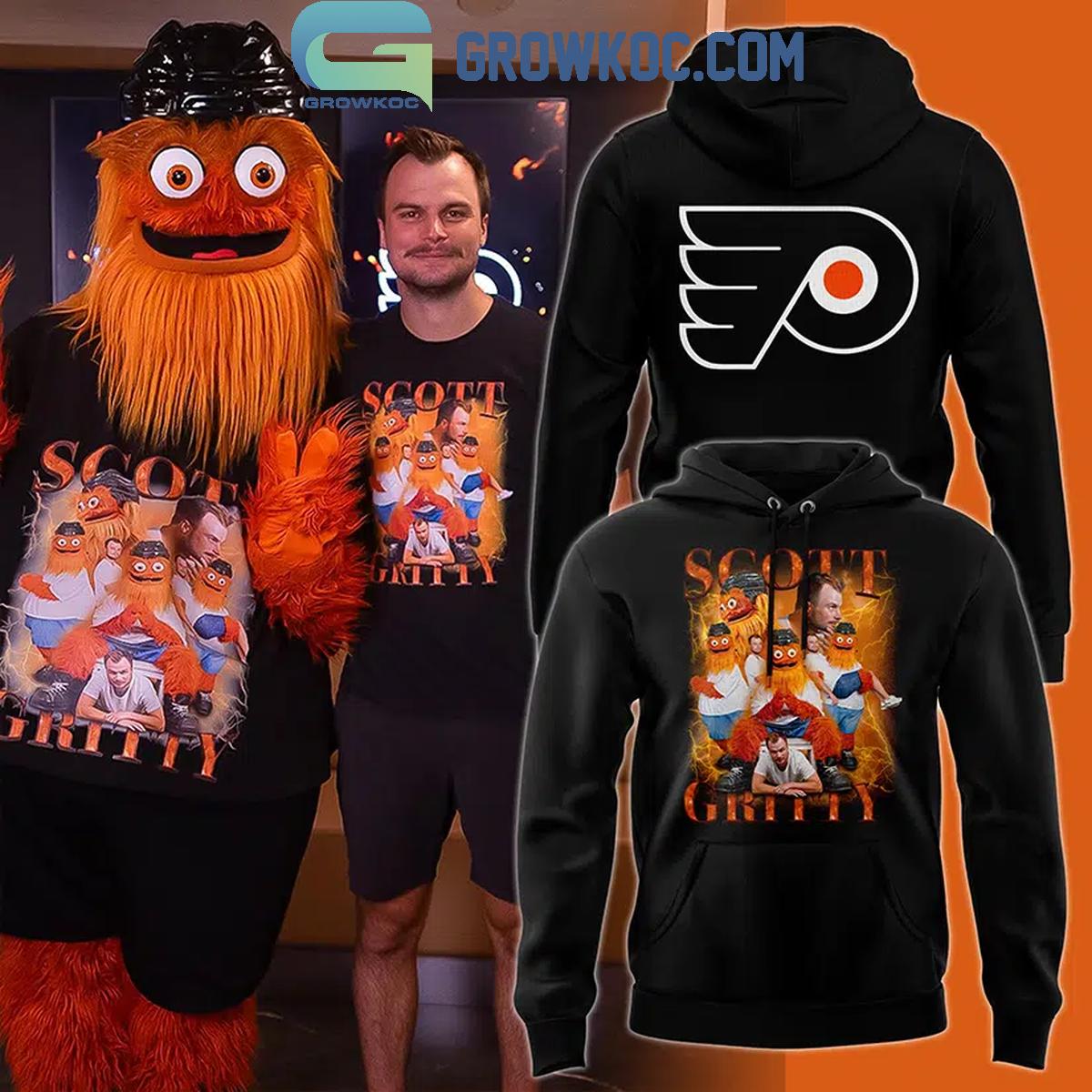 Philadelphia Flyers 2024 Scott Gritty New Mascot Hoodie T Shirt 1 tNQyv