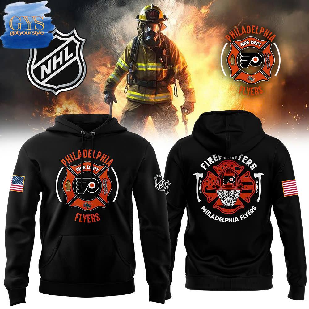 Philadelphia Flyers x 2024 Firefighter Appreciation Night Limited Edition Hoodie 1