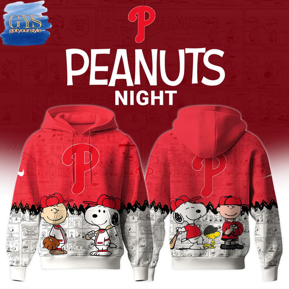 Philadelphia Phillies 75th Anniversary of Peanuts Special Edition Hoodie 1