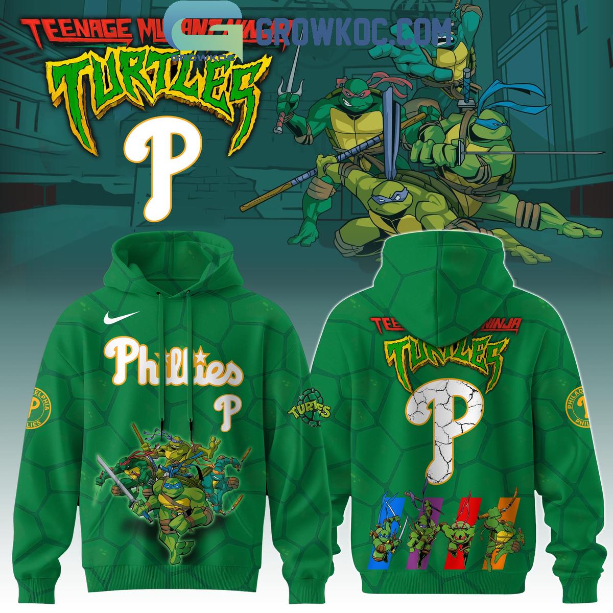 Philadelphia Phillies MLB Ninja Turtles 2025 Special Hoodie T Shirt 1 LH8UM
