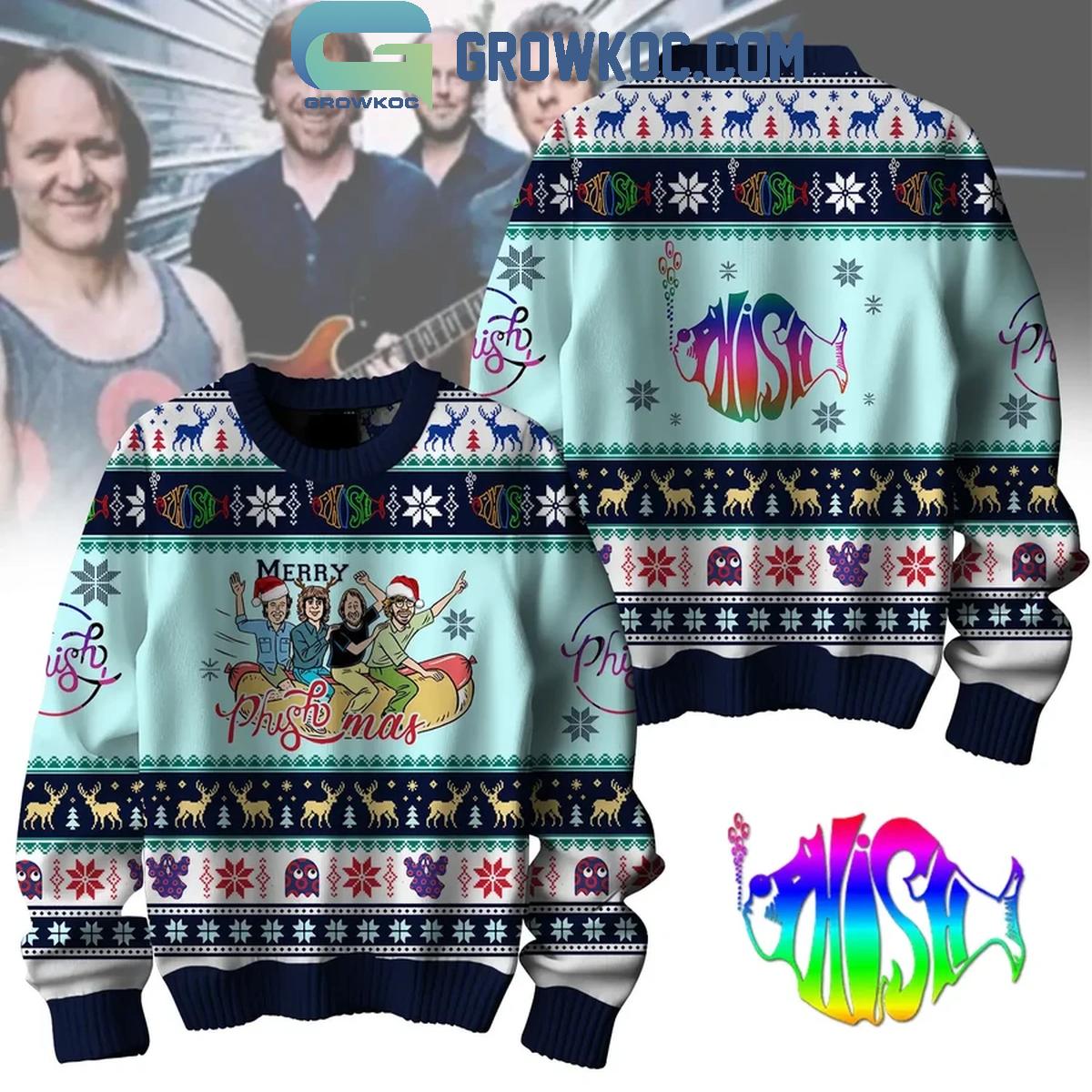 Phish Band Merry Phishmas Christmas 2024 Ugly Sweater 1 p3vfY