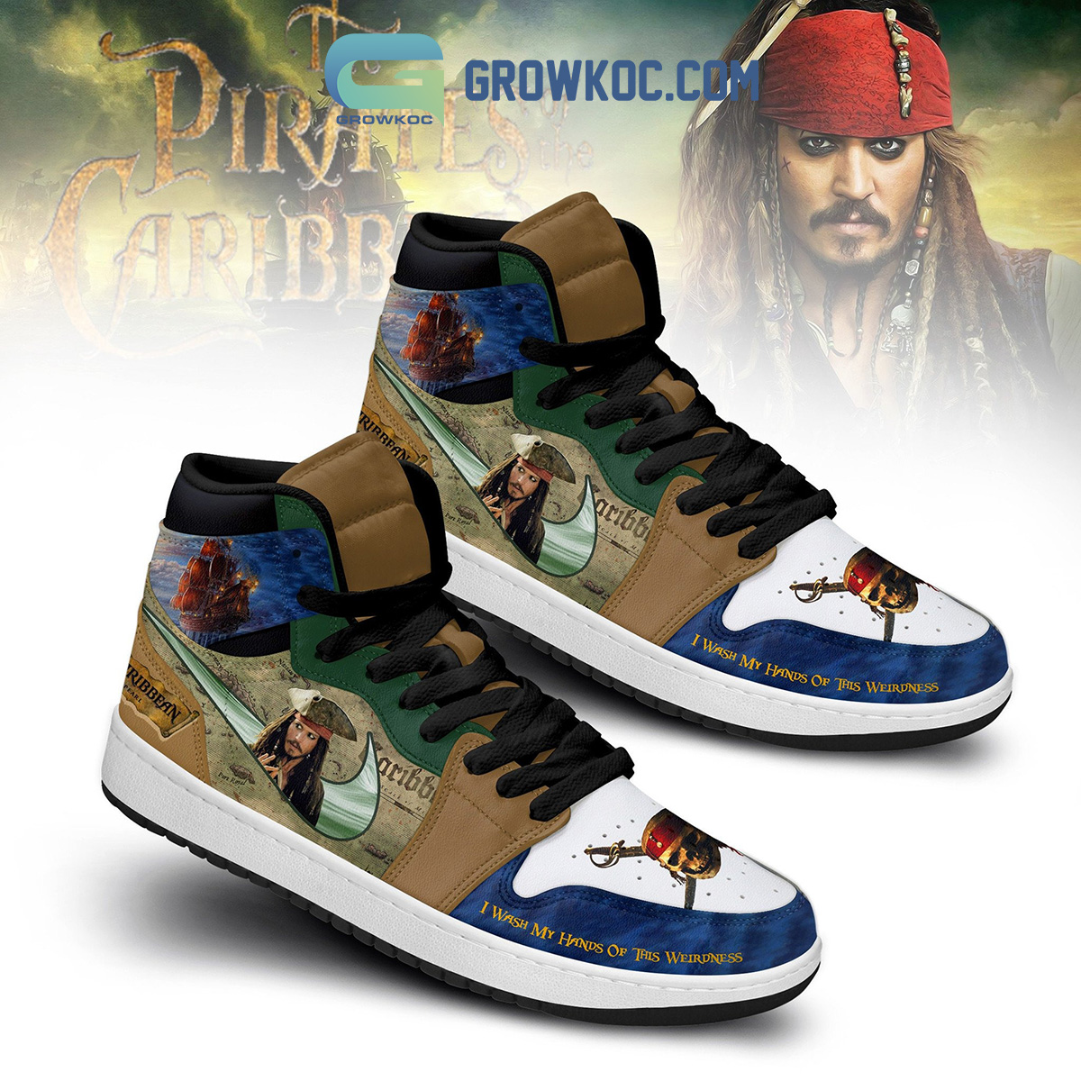 Pirates of the Caribbean This Weirdness Air Jordan 1 Shoes2B1 mVjLg