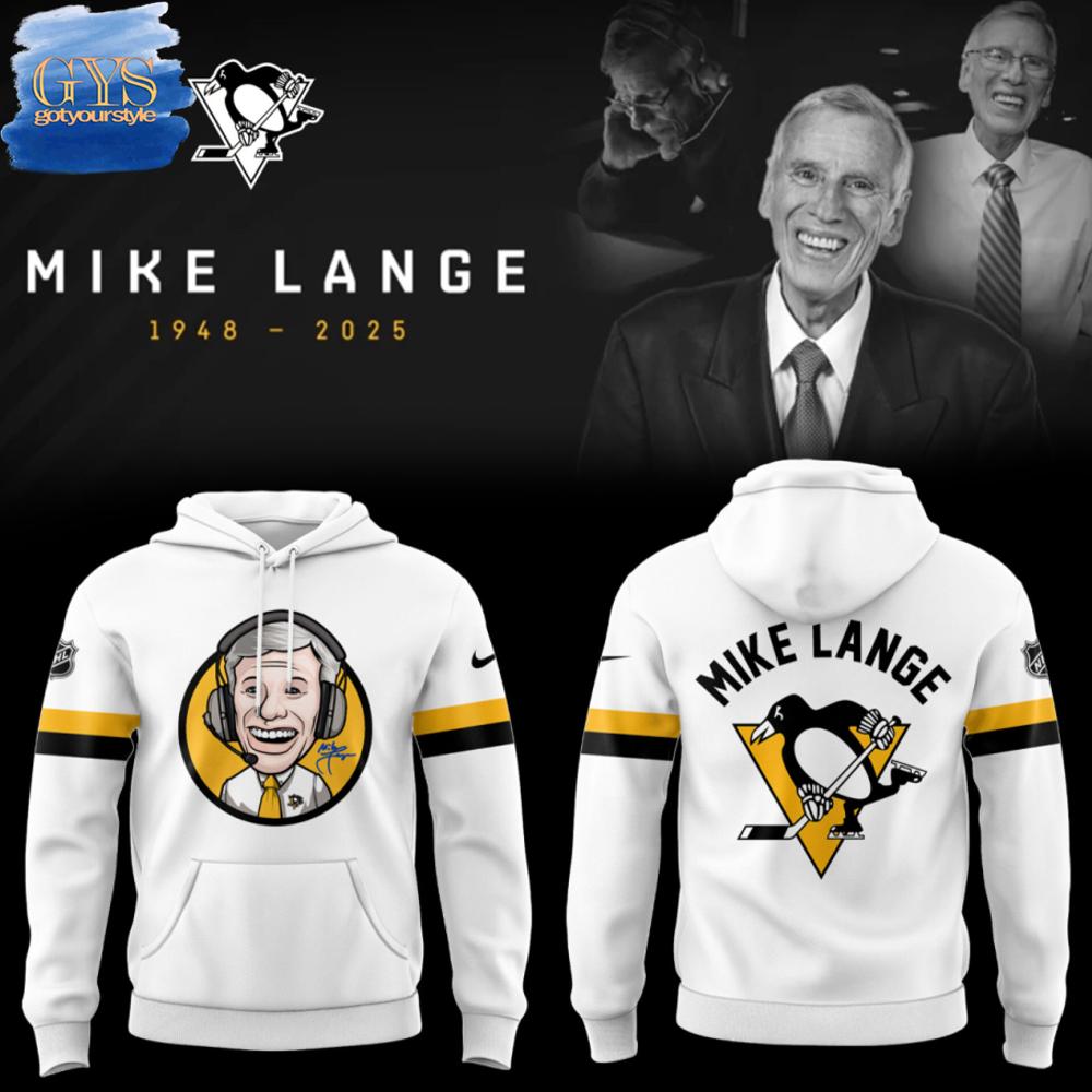Pittsburgh Penguins Legendary Broadcaster Mike Lange Hoodie 1