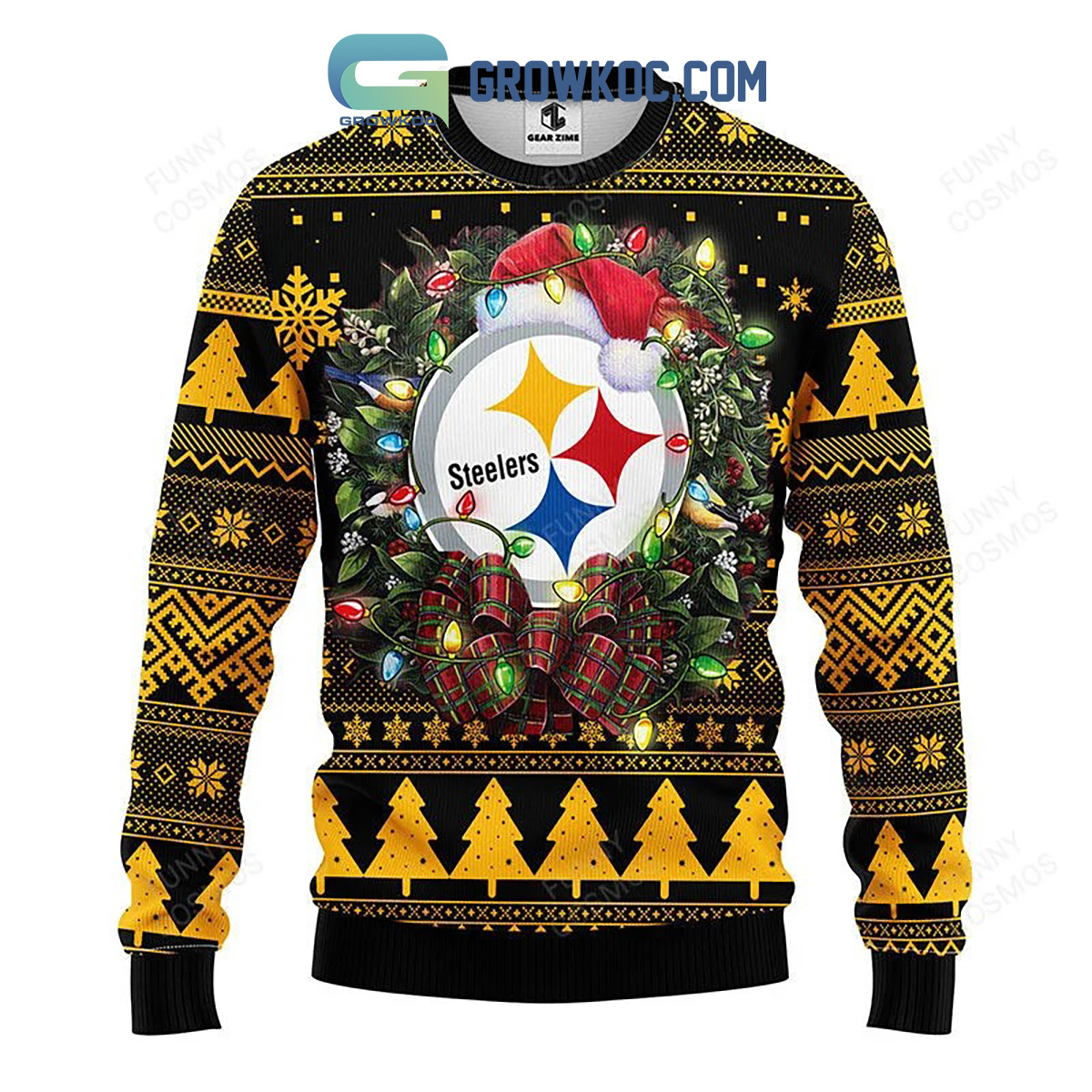 Pittsburgh Steelers Christmas Ugly Sweater2B1 4ll4i