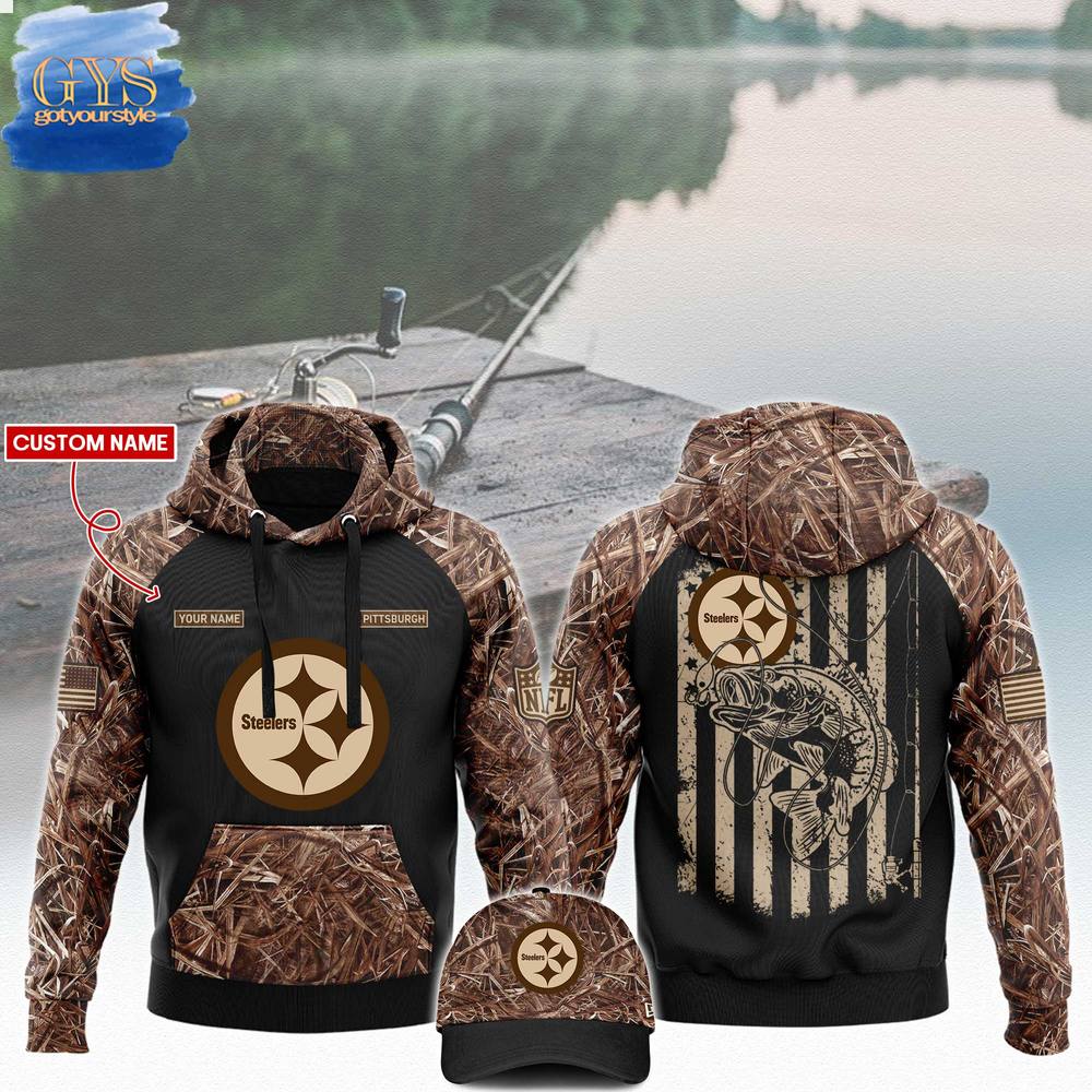 Pittsburgh Steelers NFL x Fishing 2024 Limited Edition Hoodie 1