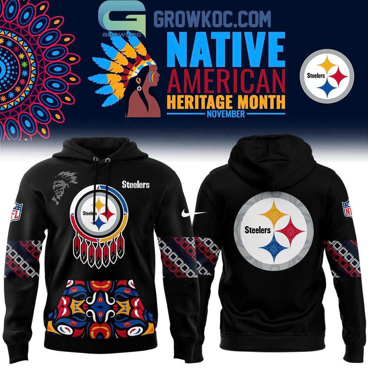 Pittsburgh Steelers November 2024 Native American Heritage Month Hoodie T Shirt 1 xyD9t