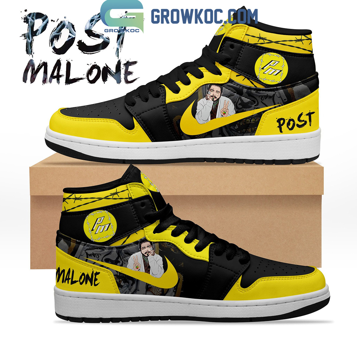 Post Malone I Like You A Happier Song Air Jordan 1 Shoes2B1 265ud