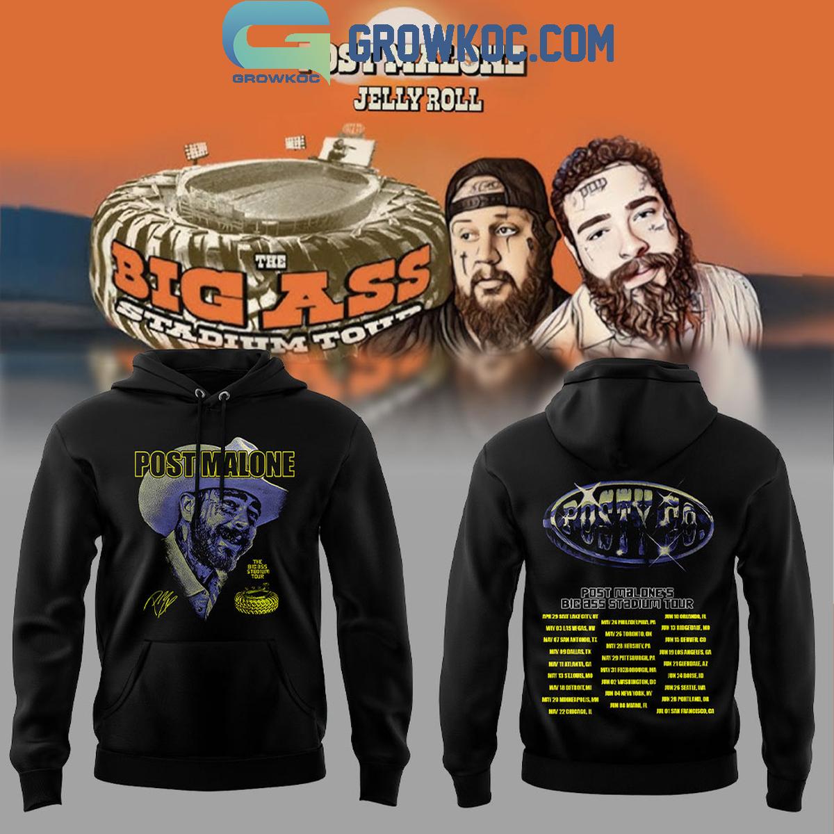 Post Malone With Jelly Roll Big Ass Stadium Tour Hoodie Shirt 1 AgwPm