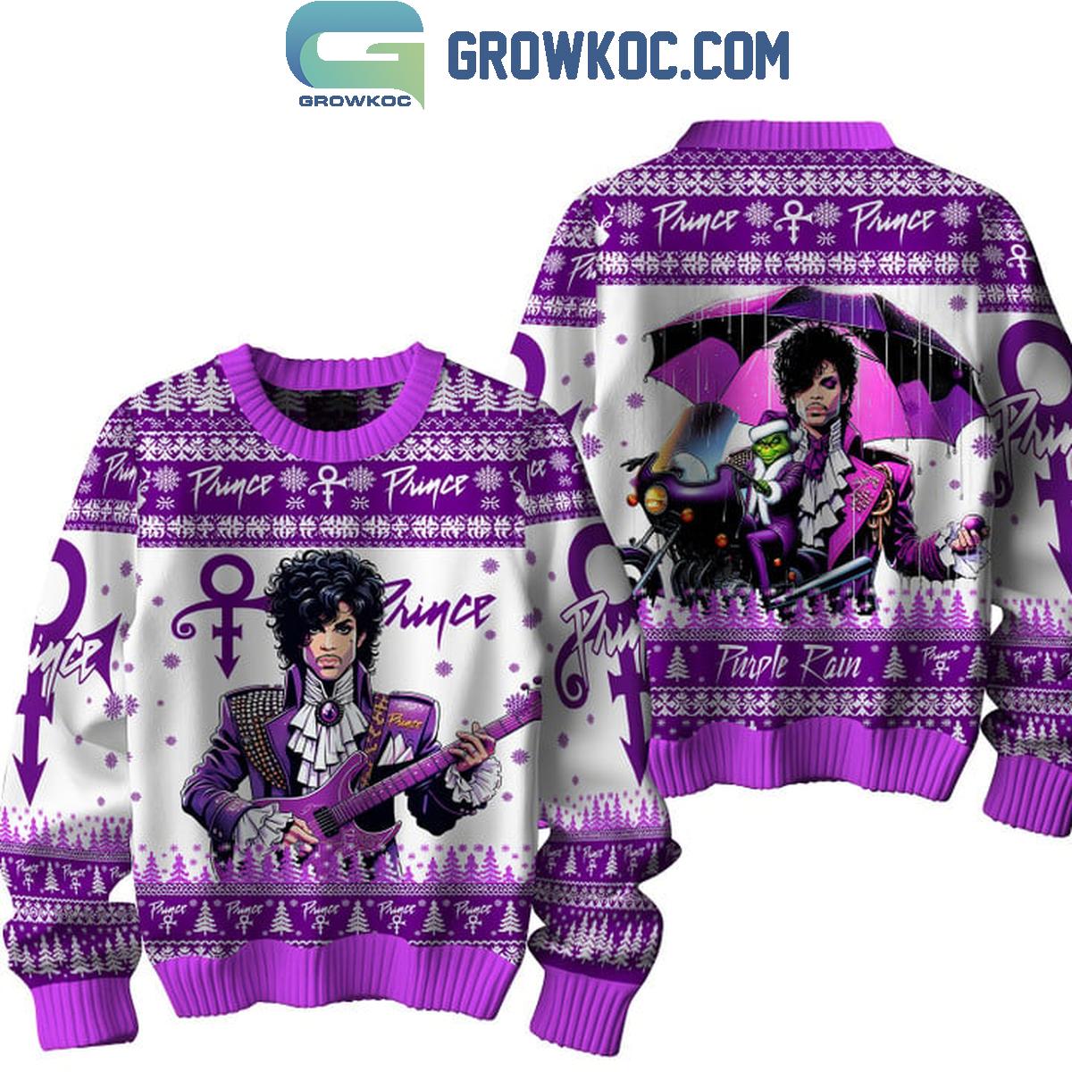Prince Purple Rain 2025 In Christmas Ugly Sweater 1 SaCiq