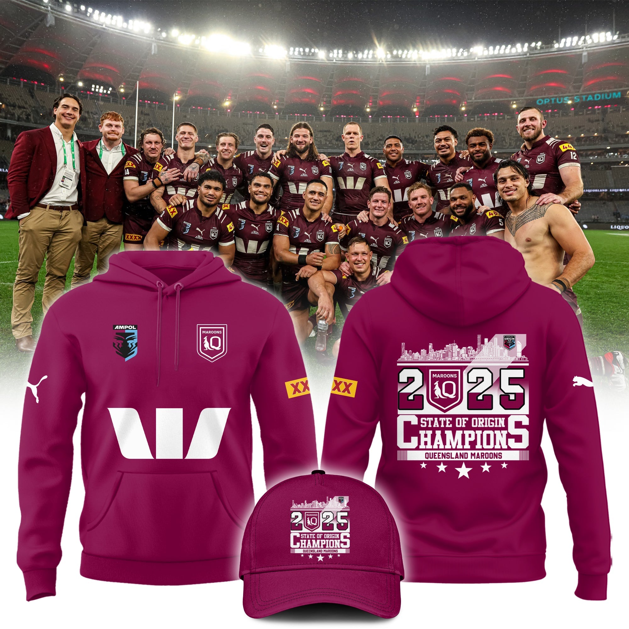 Queensland Maroons combo
