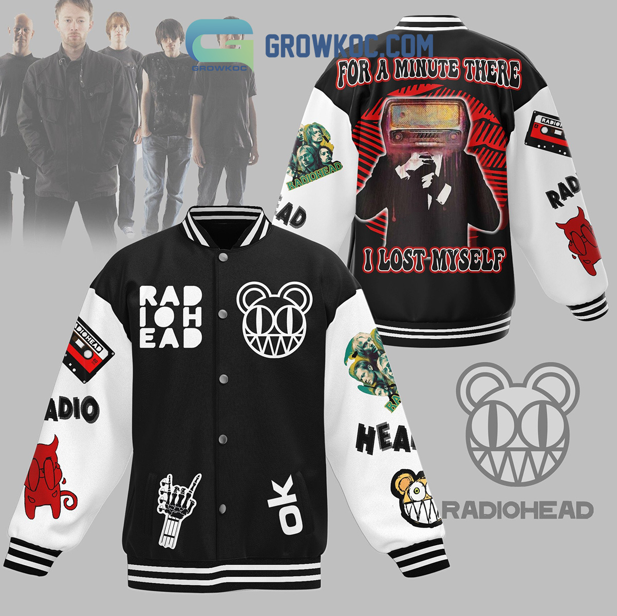 Radiohead Lost Myself Baseball Jacket2B1 3jwN0