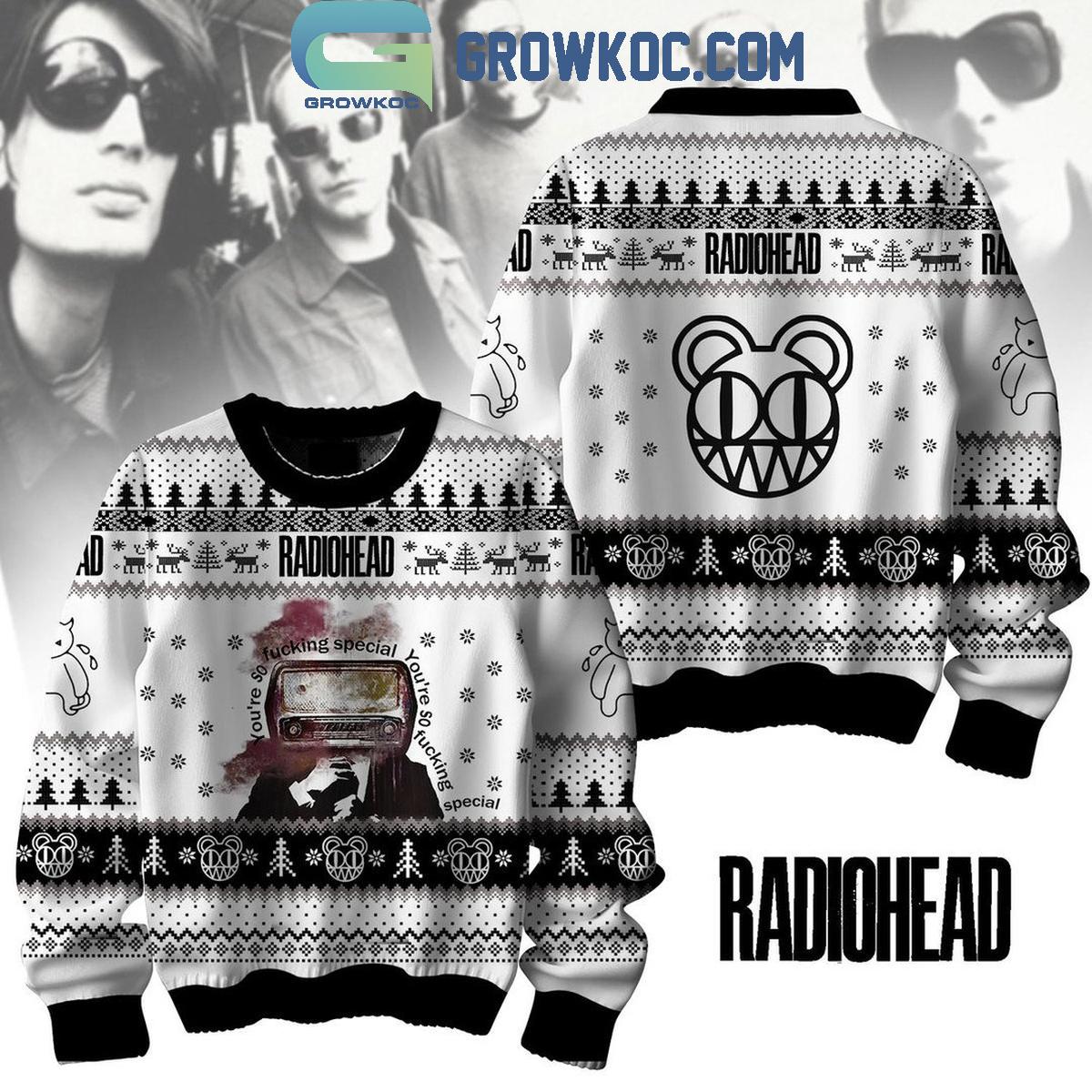 Radiohead Youre So Fucking Special Merry Christmas Ugly Sweater 1 oR4Xw