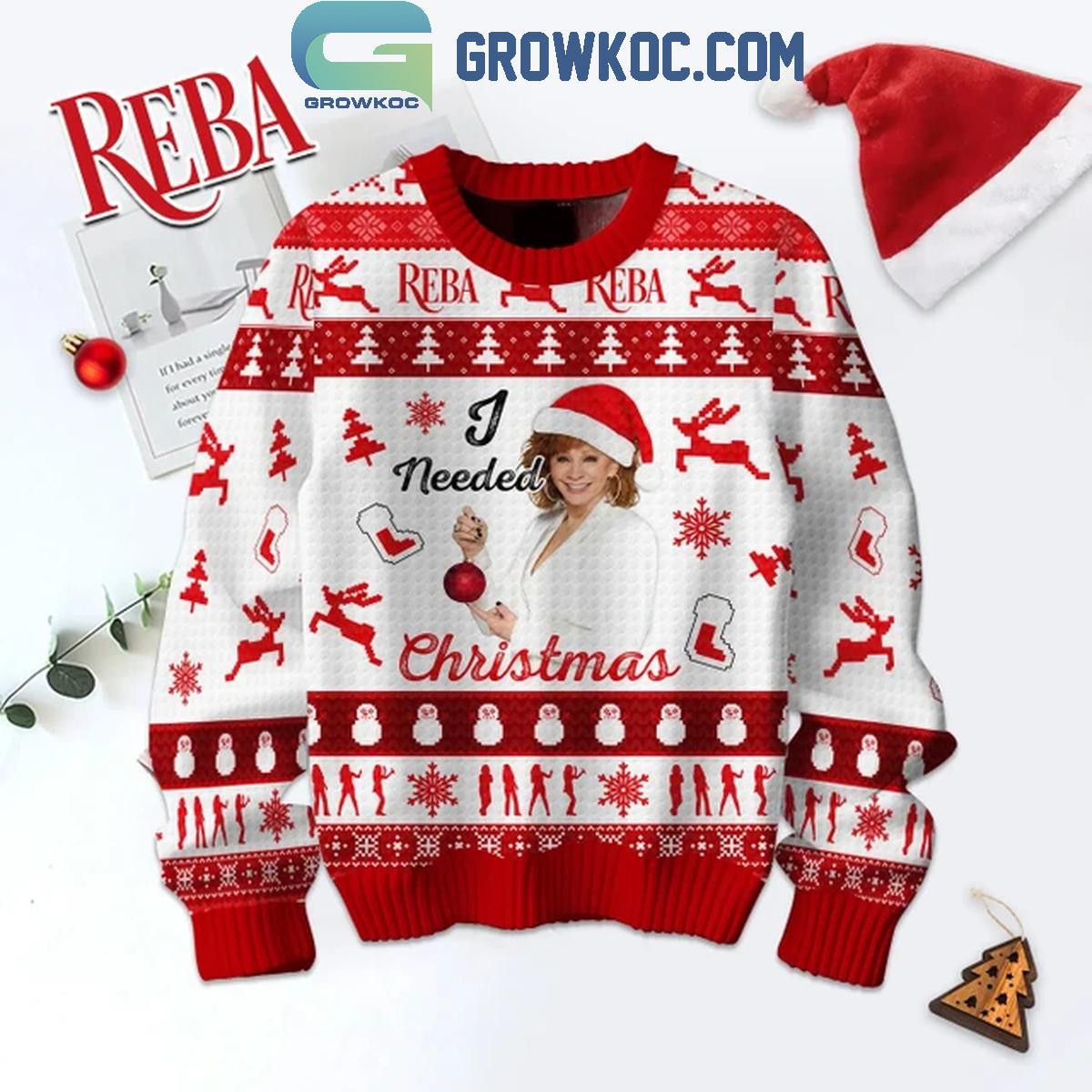 Reba McEntire I Need Fancy Christmas Ugly Sweater 1 3b5TD
