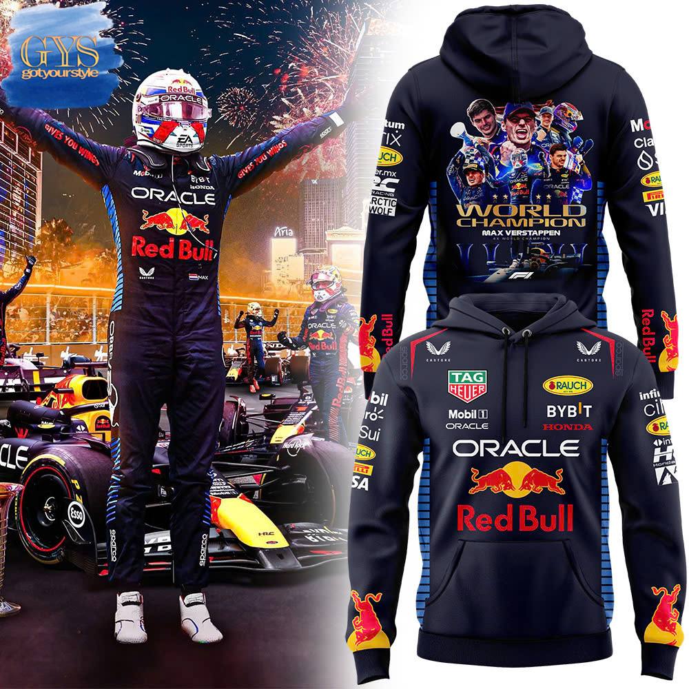 Red Bull Racing 2024 F1 World Champion 2024 Limited Special Edition Hoodie 1