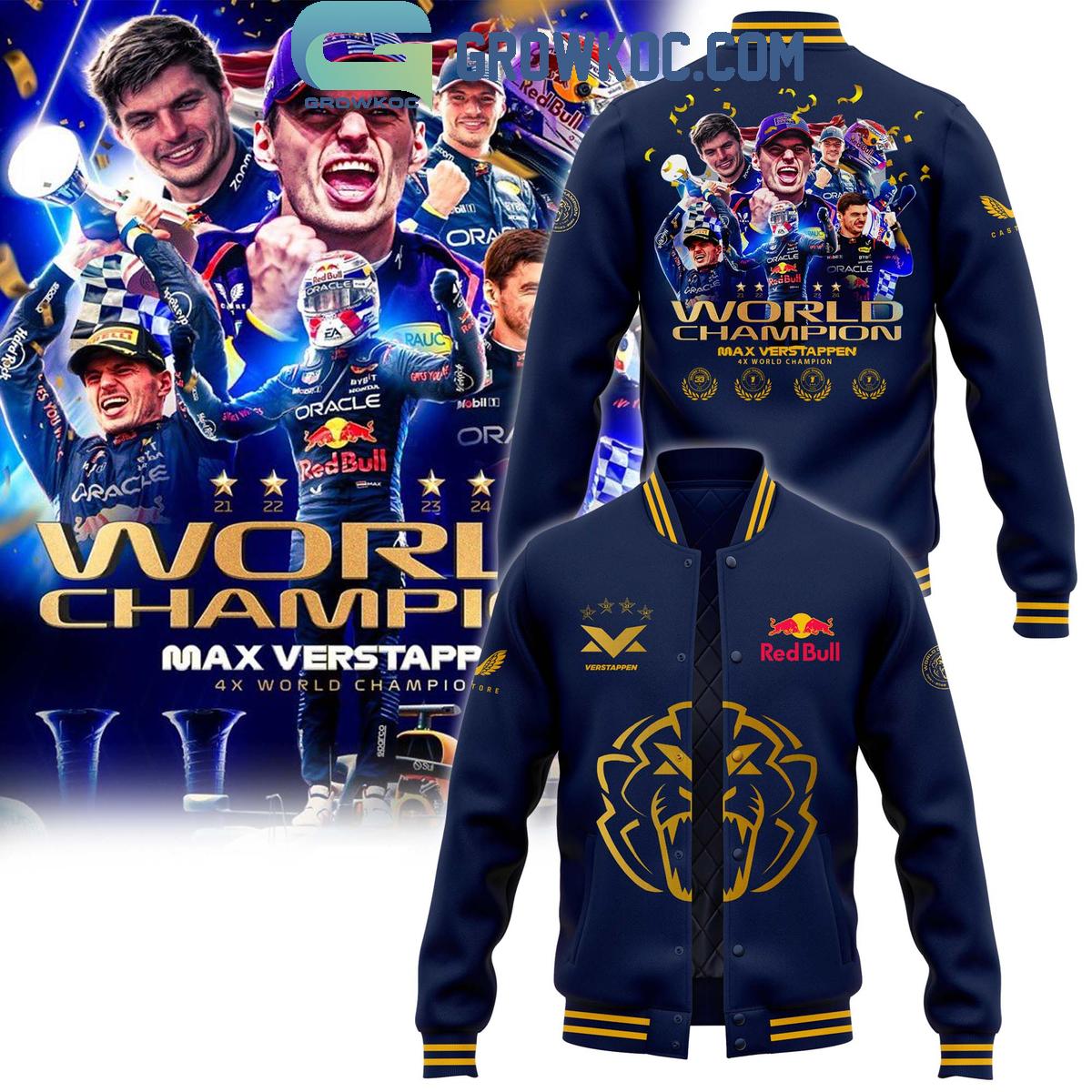 Red Bull Racing Trend World Champion 2024 The Proud Baseball Jacket 1 szHKd