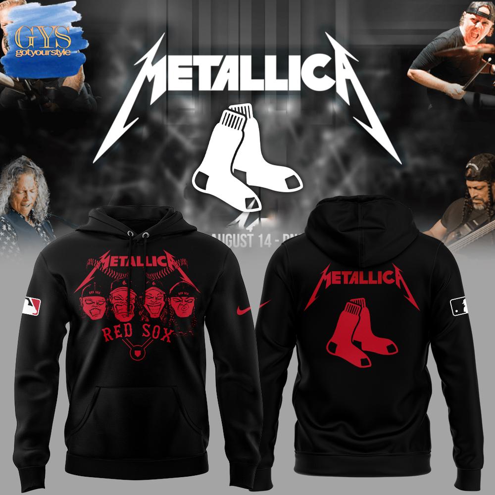Red Sox Metallica Night Limited Edition Hoodie 1