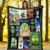 Rick and Morty Fleece Sherpa Blanket Perfect Gift for Cartoon Fans 0