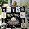 Rick and Morty Quilt Blanket For Fans Ideal for Home Decoration and Picnics 0