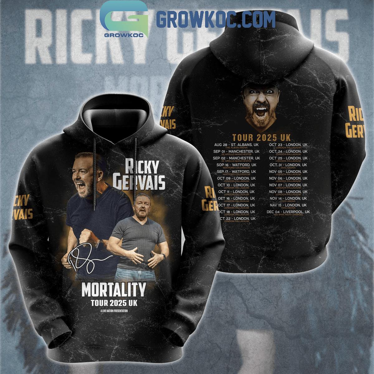Ricky Gervais Mortality Tour 2025 Hoodie Shirt 1 bspeI