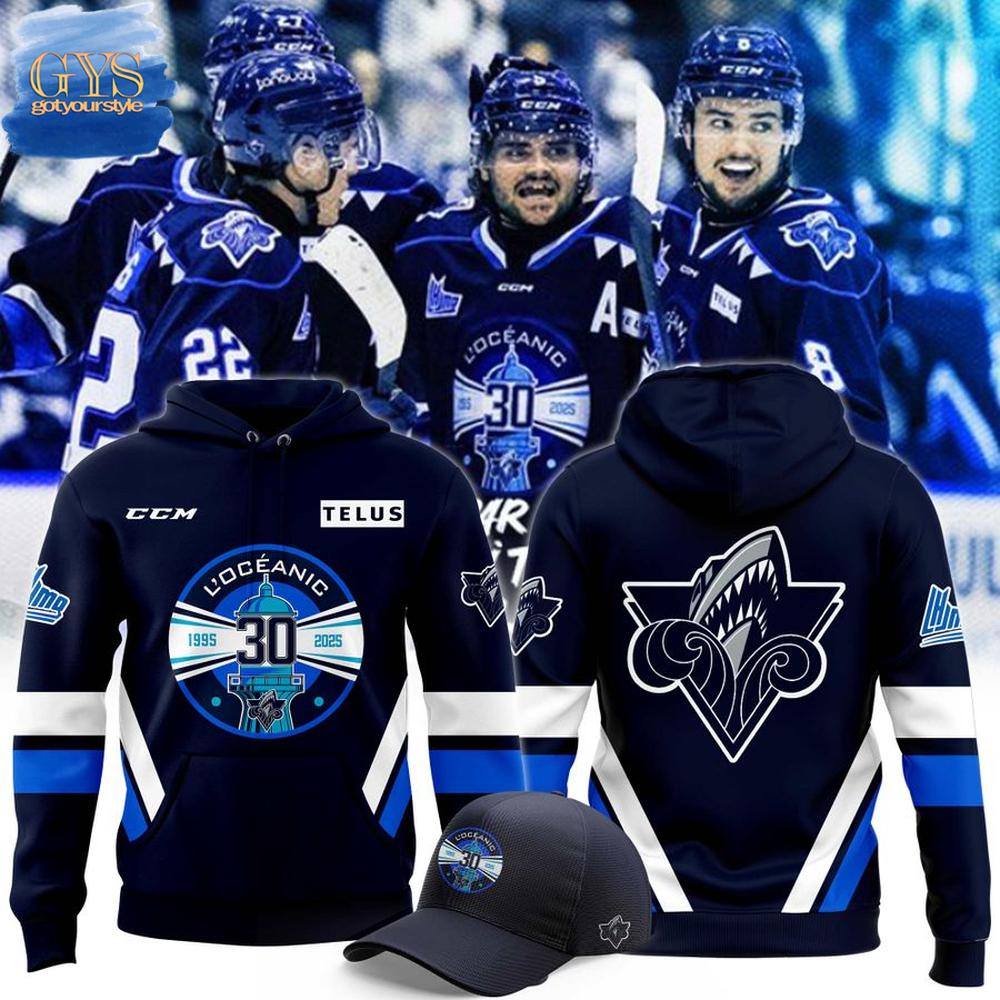 Rimouski Ocanic 30 Years Hoodie 1
