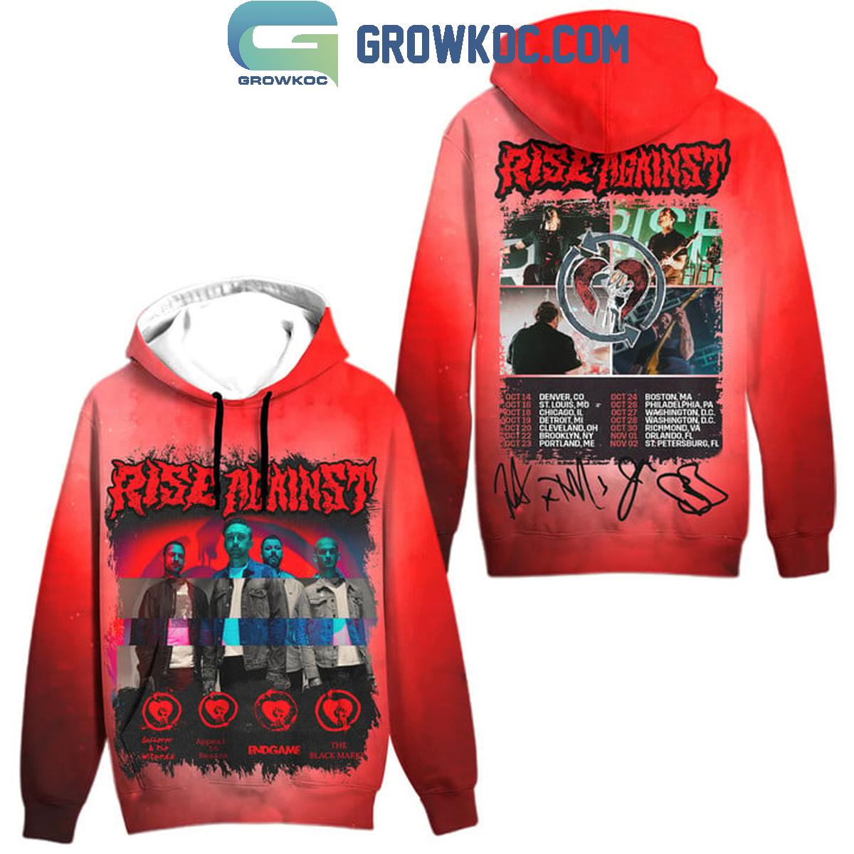 Rise Against 2024 Tour Schedule Hoodie T Shirt 1 GbL3U