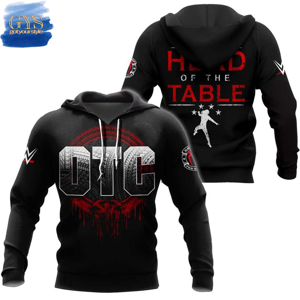 Roman Reigns OTC WWE Limited Edition Black Hoodie 1