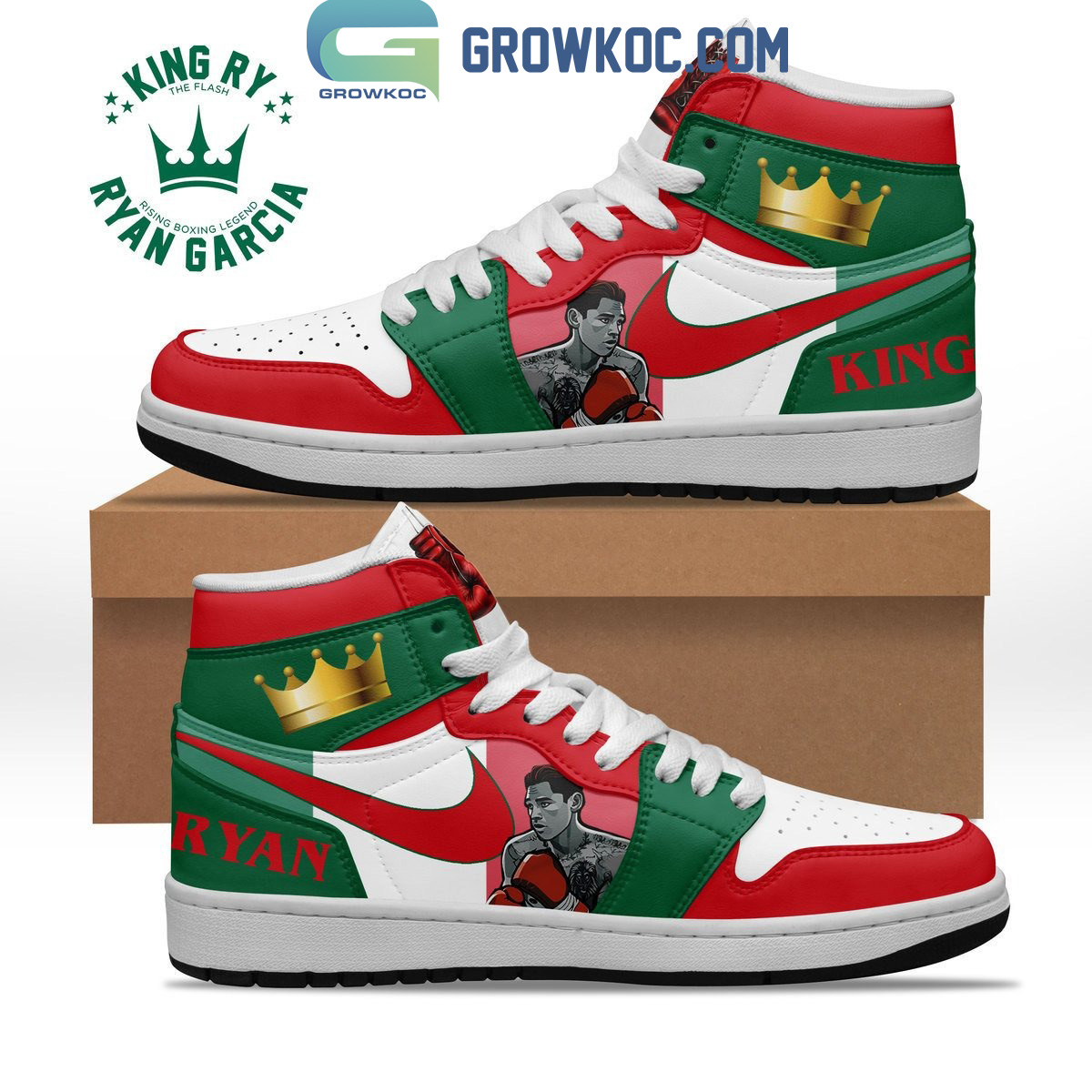 Ryan Garcia King RY The Flash Air Jordan 1 Shoes2B1 Mwm4s