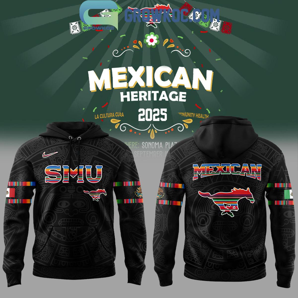SMU Mustangs Mexican Heritage Night 2025 Hoodie Shirt 1 OSIWe