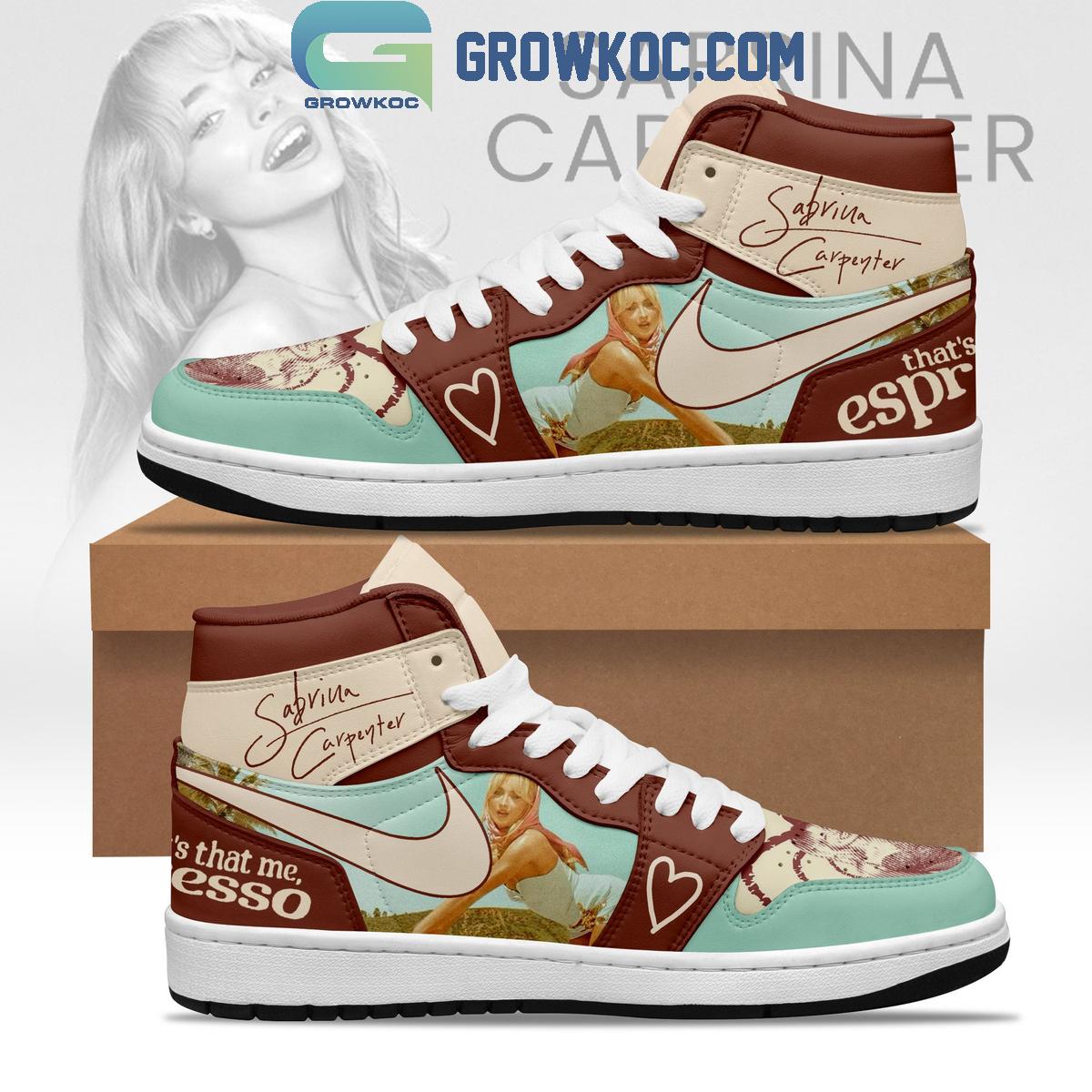Sabrina Carpenter Its Me Your Espresso Air Jordan 1 Shoes 1 Cb0EM