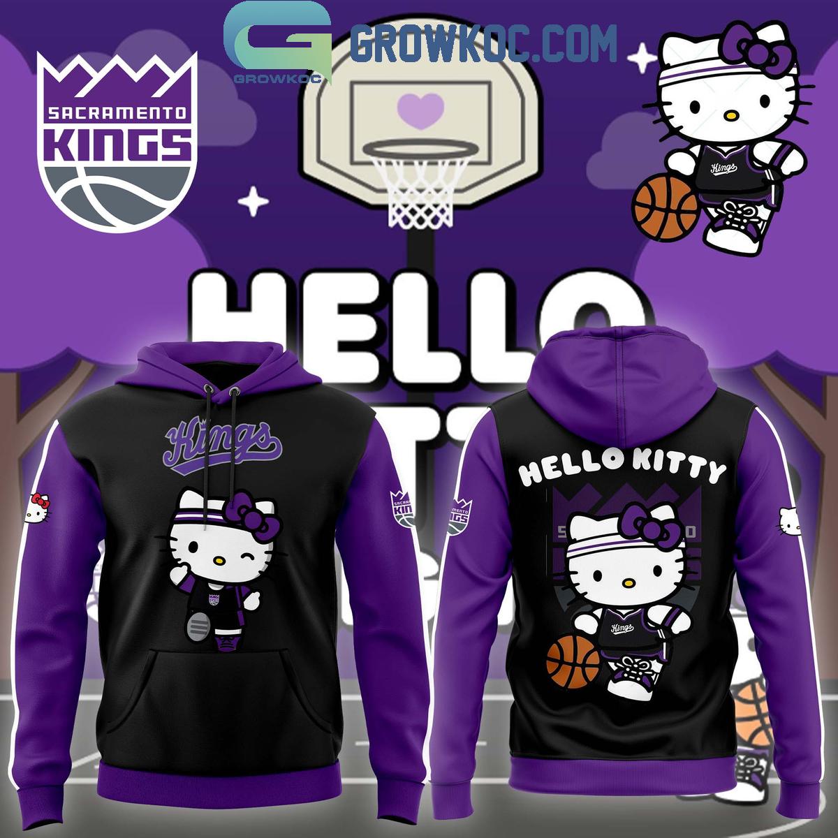 Sacramento Kings Hello Kitty Just Stay Cool 2024 Hoodie T Shirt 1 HqrmD