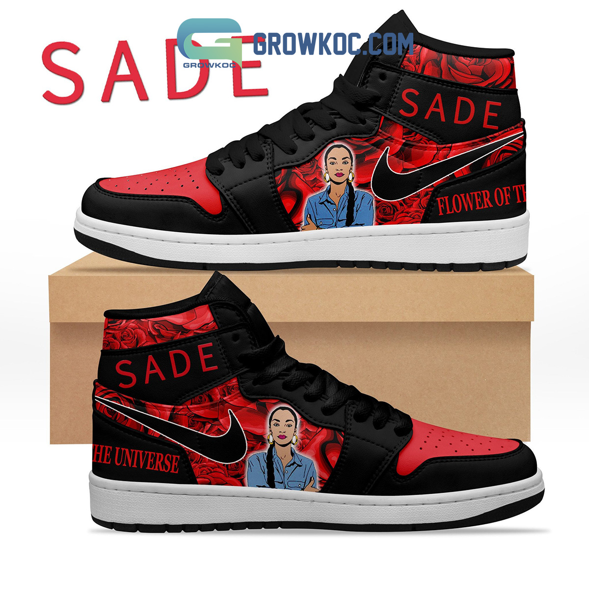 Sade Flower Of The Universe Air Jordan 1 Shoes2B1 ozrYX