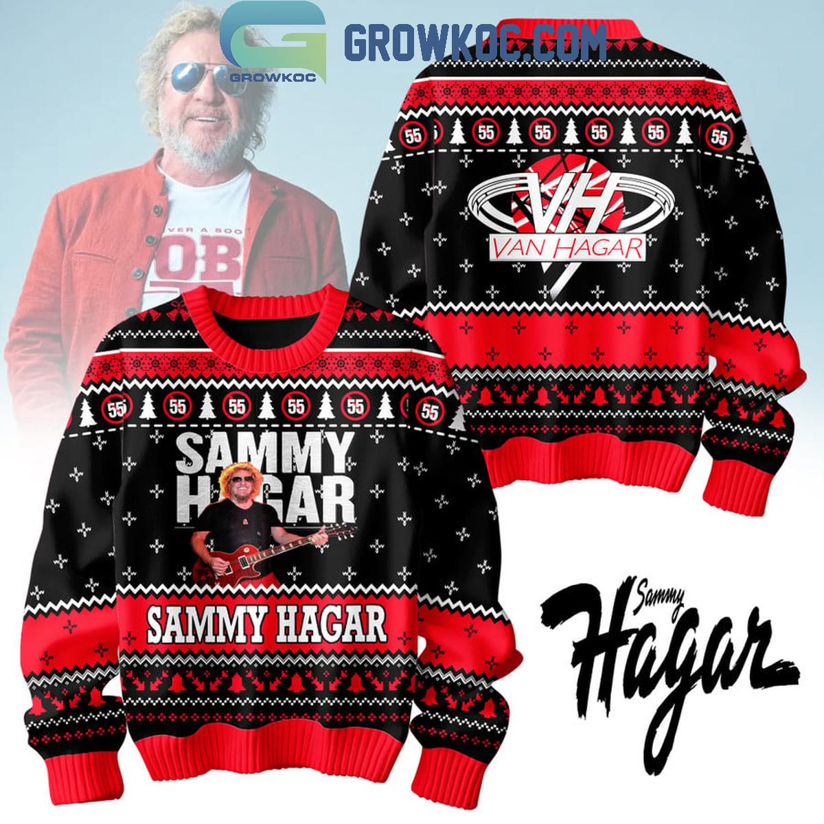 Sammy Hagar 2024 Van Hagar Merry Christmas Ugly Sweater 1 a5D3P