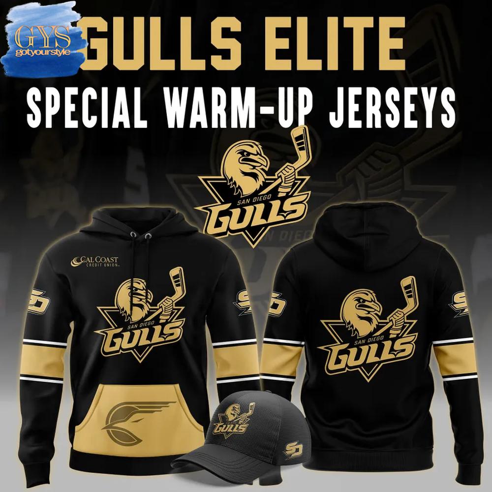 San Diego Gulls Warm Up 2025 Special Edition Hoodie 1